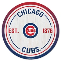WinCraft Chicago Cubs 14" Established Year Circular Wood Sign