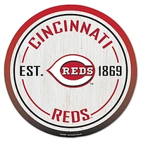 WinCraft Cincinnati Reds 14" Established Year Circular Wood Sign