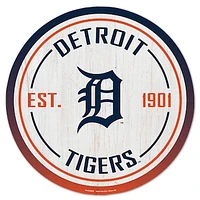 WinCraft Detroit Tigers 14" Established Year Circular Wood Sign