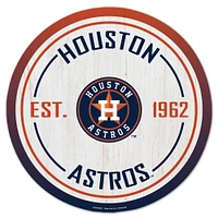 WinCraft Houston Astros 14" Established Year Circular Wood Sign
