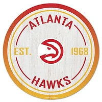 WinCraft Atlanta Hawks 14" Established Year Circular Wood Sign