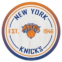 WinCraft New York Knicks 14" Established Year Circular Wood Sign