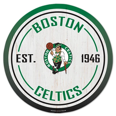 WinCraft Boston Celtics 14" Established Year Circular Wood Sign