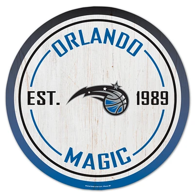 WinCraft Orlando Magic 14" Established Year Circular Wood Sign
