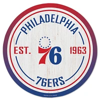 WinCraft Philadelphia 76ers 14" Established Year Circular Wood Sign