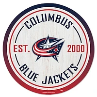 WinCraft Columbus Blue Jackets 14" Established Year Circular Wood Sign