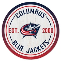 WinCraft Columbus Blue Jackets 14" Established Year Circular Wood Sign