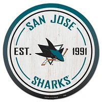 WinCraft San Jose Sharks 14" Established Year Circular Wood Sign