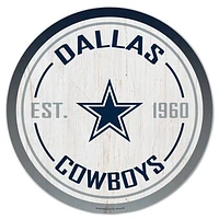 WinCraft Dallas Cowboys 14" Established Year Circular Wood Sign