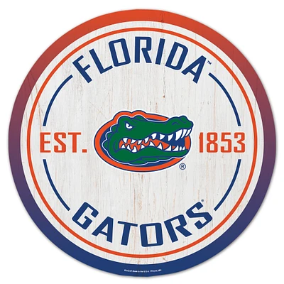 WinCraft Florida Gators 14" Established Year Circular Wood Sign