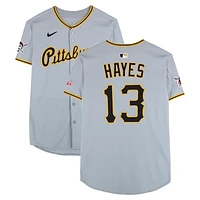 Ke'Bryan Hayes Pittsburgh Pirates Game-Used #13 Gray Nike Jersey vs. Los Angeles Angels on April 23, 2025