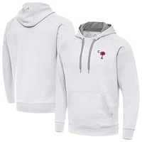 Men's Antigua Clemson Tigers Palmetto Series Victory Pullover Hoodie