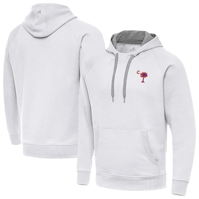 Men's Antigua Clemson Tigers Palmetto Series Victory Pullover Hoodie