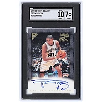 Tim Duncan San Antonio Spurs Autographed 1999-00 Topps Gallery #TD SGC Authenticated 7/10 Card