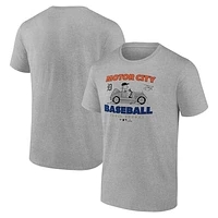 Men's Tarik Skubal Heather Gray Detroit Tigers Motor City Baseball T-Shirt