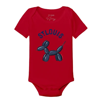 Infant Tiny Turnip Red St. Louis Cardinals Balloon Dog Bodysuit