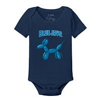 Infant Tiny Turnip Navy Toronto Blue Jays Balloon Dog Bodysuit