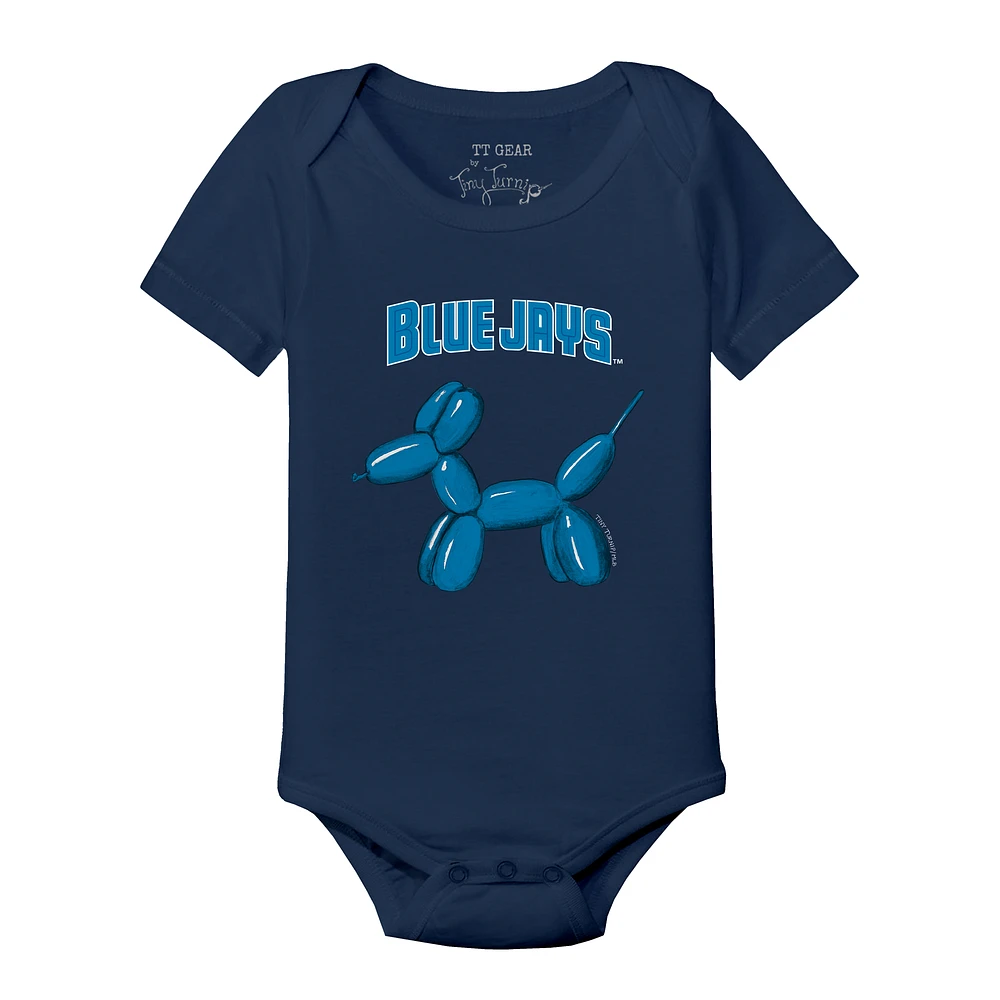 Infant Tiny Turnip Navy Toronto Blue Jays Balloon Dog Bodysuit