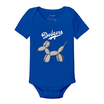 Infant Tiny Turnip Royal Los Angeles Dodgers Balloon Dog Bodysuit
