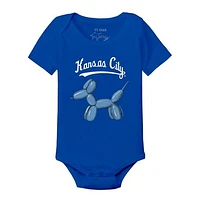 Infant Tiny Turnip Royal Kansas City Royals Balloon Dog Bodysuit