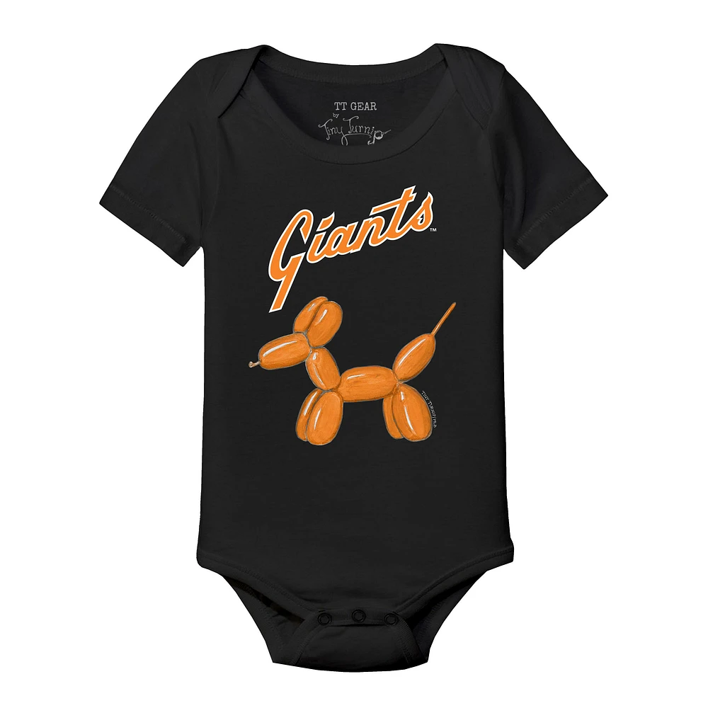 Infant Tiny Turnip Black San Francisco Giants Balloon Dog Bodysuit