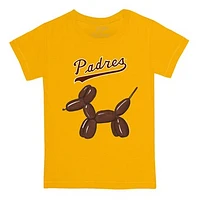 Infant Tiny Turnip Gold San Diego Padres Balloon Dog T-Shirt