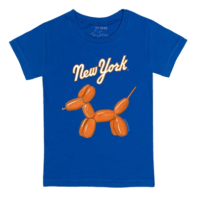 Youth Tiny Turnip Royal New York Mets Balloon Dog T-Shirt
