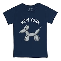 Youth Tiny Turnip Navy New York Yankees Balloon Dog T-Shirt