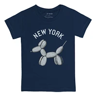 Youth Tiny Turnip Navy New York Yankees Balloon Dog T-Shirt