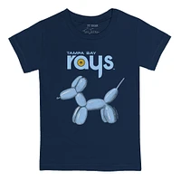 Youth Tiny Turnip Navy Tampa Bay Rays Balloon Dog T-Shirt