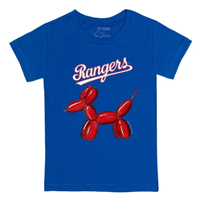 Youth Tiny Turnip Royal Texas Rangers Balloon Dog T-Shirt