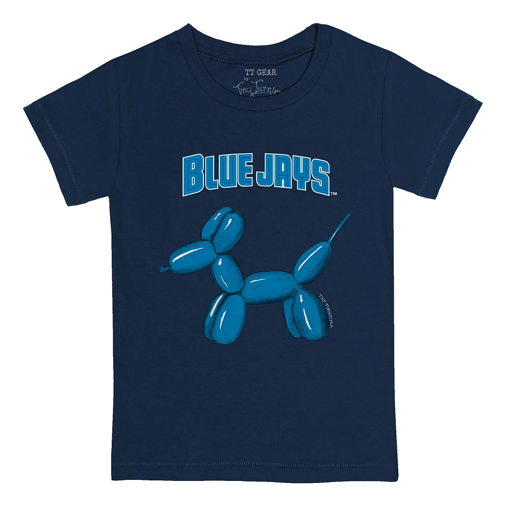 Youth Tiny Turnip Navy Toronto Blue Jays Balloon Dog T-Shirt