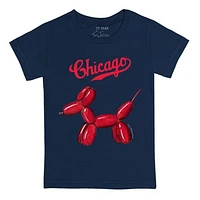 Youth Tiny Turnip Navy Chicago Cubs Balloon Dog T-Shirt