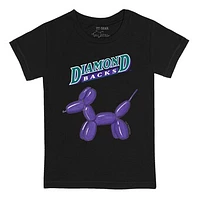 Youth Tiny Turnip Black Arizona Diamondbacks Balloon Dog T-Shirt