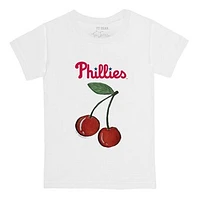 Toddler Tiny Turnip White Philadelphia Phillies Cherries T-Shirt
