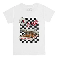Infant Tiny Turnip White Arizona Diamondbacks Pizza T-Shirt