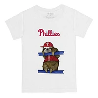 Youth Tiny Turnip White Philadelphia Phillies Sloth T-Shirt