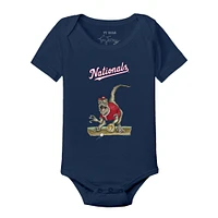 Infant Tiny Turnip Navy Washington Nationals Velociraptor Bodysuit