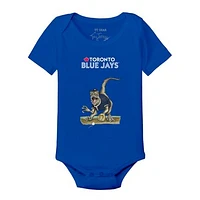 Infant Tiny Turnip Royal Toronto Blue Jays Velociraptor Bodysuit