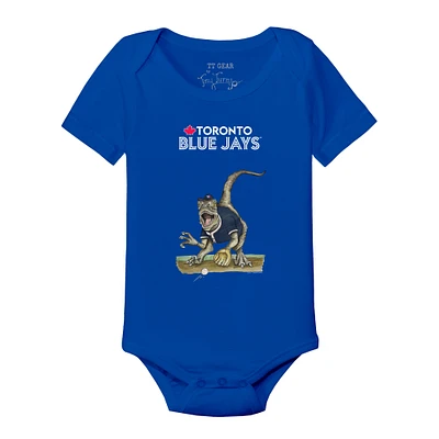 Infant Tiny Turnip Royal Toronto Blue Jays Velociraptor Bodysuit