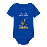 Infant Tiny Turnip Royal Toronto Blue Jays Velociraptor Bodysuit