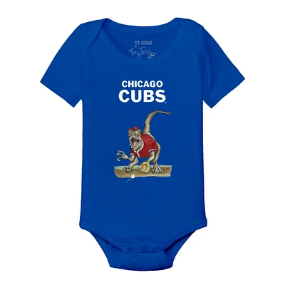Infant Tiny Turnip Royal Chicago Cubs Velociraptor Bodysuit