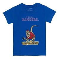 Infant Tiny Turnip Royal Texas Rangers Velociraptor T-Shirt