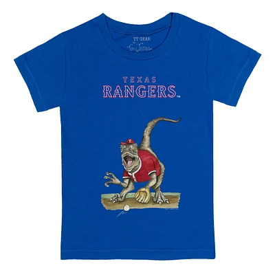 Infant Tiny Turnip Royal Texas Rangers Velociraptor T-Shirt