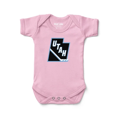 Newborn & Infant Chad Jake Utah Mammoth Stick and State Logo Bodysuit