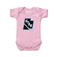 Newborn & Infant Chad Jake Utah Mammoth Stick and State Logo Bodysuit