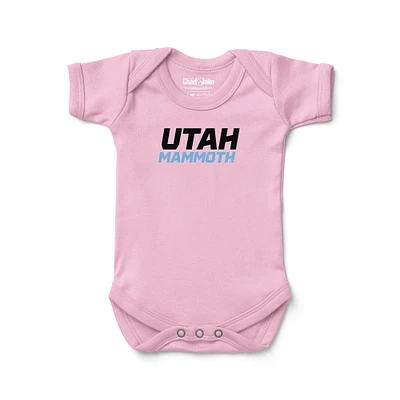 Newborn & Infant Chad Jake Utah Mammoth Wordmark Bodysuit