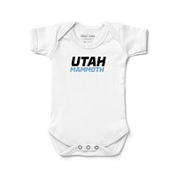 Newborn & Infant Chad Jake Utah Mammoth Wordmark Bodysuit