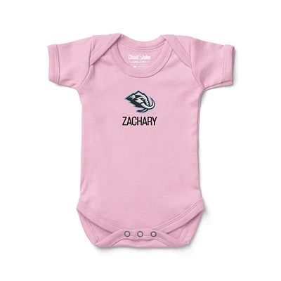 Newborn & Infant Chad Jake Pink Utah Mammoth Personalized Bodysuit