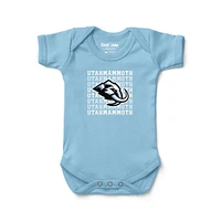 Newborn & Infant Chad Jake Light Blue Utah Mammoth Retro Bodysuit